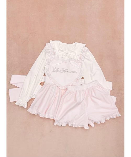 セール】ハートエプロンセットアップ（ワンピース）｜Ank Rouge（アン