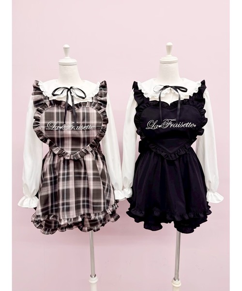 ハートエプロンセットアップ（ワンピース）｜Ank Rouge（アン