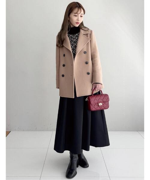 DRESSTERIOR（ドレステリア）の「【洗える/ポケット付き】タックボリュームスカート（スカート・レディース・ブラック/ボルドー・34/36/38/40）」の21枚目の写真