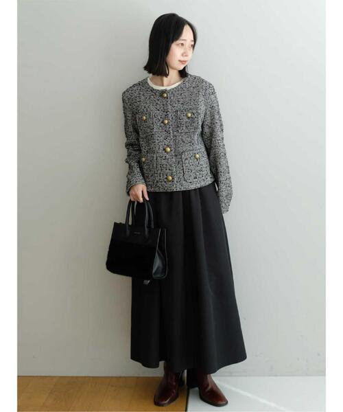 DRESSTERIOR（ドレステリア）の「【洗える/ポケット付き】タックボリュームスカート（スカート・レディース・ブラック/ボルドー・34/36/38/40）」の22枚目の写真