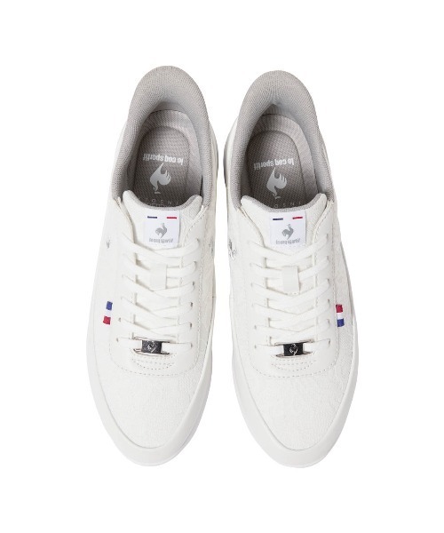 le coq sportif（ルコックスポルティフ）の「ルコックスポルティフ/LCS  セーヴル II ワイド SI さっと履けるシューズ /消臭/軽量 LU5FSN73LZ（スニーカー・レディース・ホワイト×ホワイト/ピンク系/ブラック×ホワイト・22.5cm/23.5cm/24.5cm/23.0cm/24.0cm/25.0cm）」の7枚目の写真