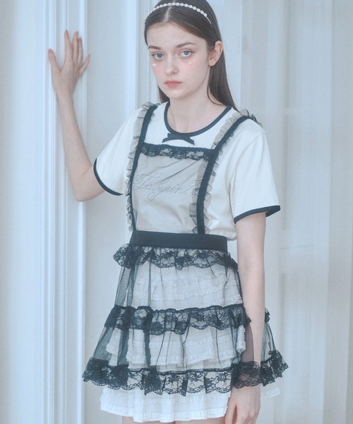 Lovilyn ラヴィリン 推し活チュールエプロンワンピース 推し活チュールエプロンワンピース（ワンピース）｜Lovilyn