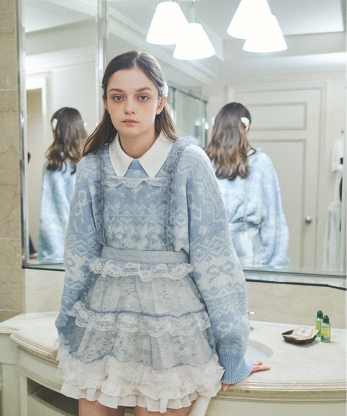 Lovilyn ラヴィリン 推し活チュールエプロンワンピース 推し活チュールエプロンワンピース（ワンピース）｜Lovilyn