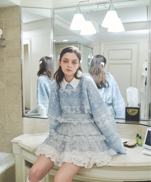 Lovilyn(ラヴィリン)の「推し活チュールエプロンワンピース(ワンピース・レディース・ブラック/ホワイト系その他/ホワイト/ブルー/ブラック系その他・FREE)」の13枚目の写真