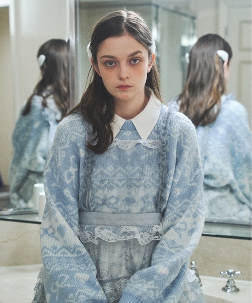 Lovilyn(ラヴィリン)の「推し活チュールエプロンワンピース(ワンピース・レディース・ブラック/ホワイト系その他/ホワイト/ブルー/ブラック系その他・FREE)」の9枚目の写真