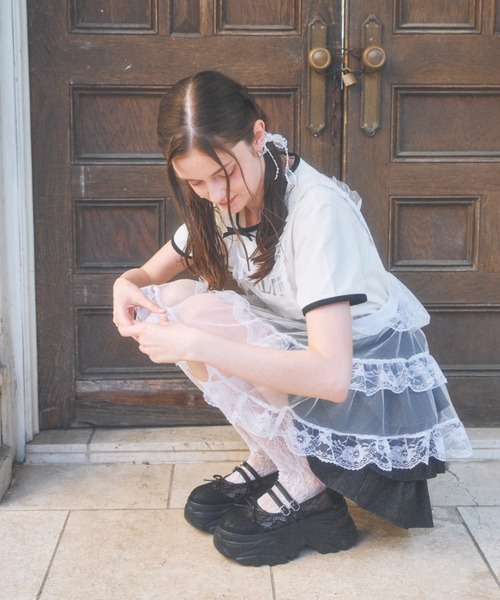 Lovilyn ラヴィリン 推し活チュールエプロンワンピース 推し活チュールエプロンワンピース（ワンピース）｜Lovilyn