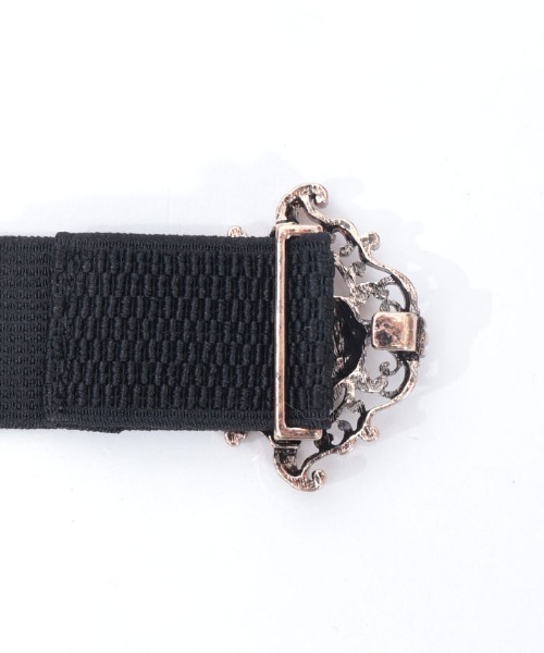 axes femme（アクシーズファム）の「ローズカメオ細ゴムベルト（ベルト・レディース・ゴールド/シルバー・FREE）」の9枚目の写真