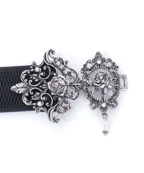 axes femme（アクシーズファム）の「ローズカメオ細ゴムベルト（ベルト・レディース・ゴールド/シルバー・FREE）」の13枚目の写真