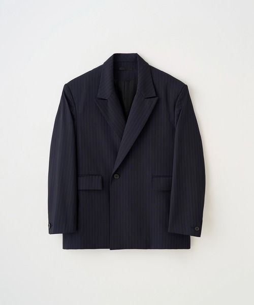 Juha（ユハ）の「PINSTRIPE STRUCTURED JACKET（テーラードジャケット・メンズ・チャコールグレー/ネイビー・3/4）」の17枚目の写真