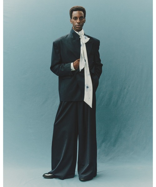 Juha（ユハ）の「PINSTRIPE STRUCTURED JACKET（テーラードジャケット・メンズ・チャコールグレー/ネイビー・3/4）」の7枚目の写真