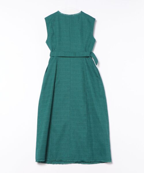 12Twelve Agenda（トゥエルブ　アジェンダ）の「ドライツイードノースリワンピース（ワンピース・レディース・ブラック/グリーン・M）」の15枚目の写真