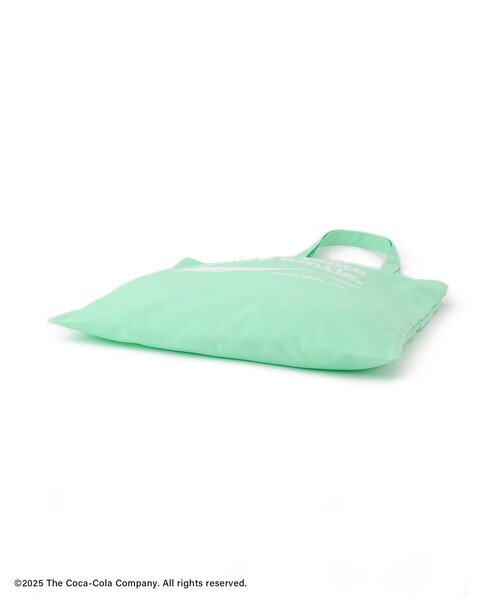 Coca Cola（コカコーラ）の「【Coca-Cola】ロゴプリントトートバッグ（トートバッグ・レディース・ライトグリーン/レッド・FREE）」の8枚目の写真