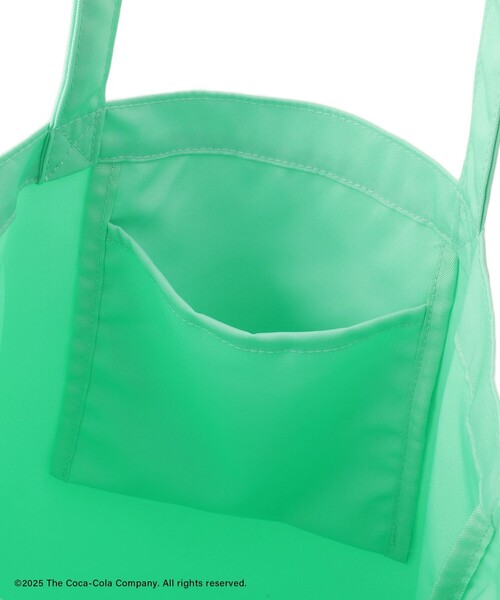 Coca Cola（コカコーラ）の「【Coca-Cola】ロゴプリントトートバッグ（トートバッグ・レディース・ライトグリーン/レッド・FREE）」の10枚目の写真