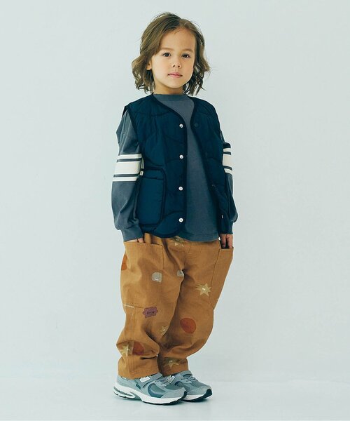 ジュニア対応】総柄ツイルワイドパンツ（その他パンツ）｜p.premier