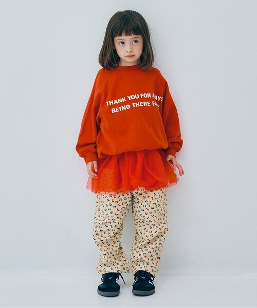 みちページ セール】【ジュニア対応】総柄ツイルワイドパンツ（その他パンツ）｜p