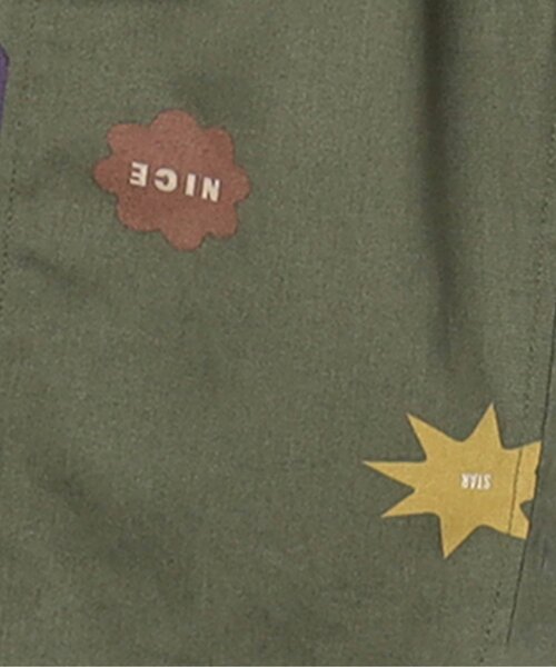 p.premier（ピードットプルミエ）の「【ジュニア対応】総柄ツイルワイドパンツ（その他パンツ・キッズ・ブラック/アイボリー/カーキ/サックスブルー/ブラウン/キャメル/レッド/イエロー・80/90/100/110/120/130/140）」の16枚目の写真