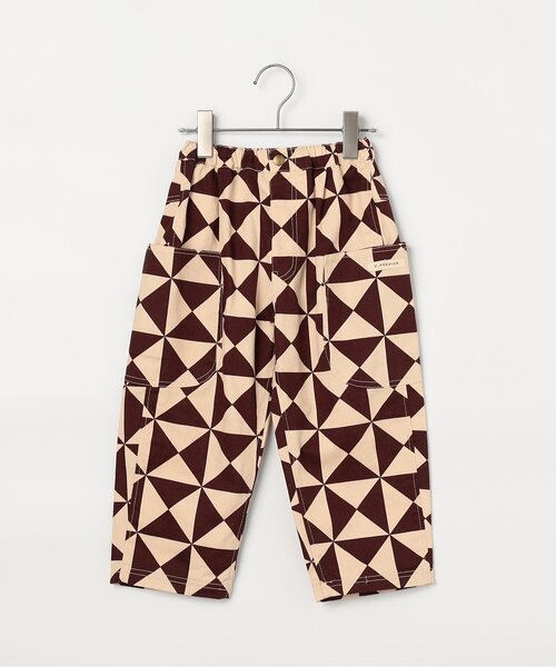 p.premier（ピードットプルミエ）の「【ジュニア対応】総柄ツイルワイドパンツ（その他パンツ・キッズ・ブラック/アイボリー/カーキ/サックスブルー/ブラウン/キャメル/レッド/イエロー・80/90/100/110/120/130/140）」の17枚目の写真