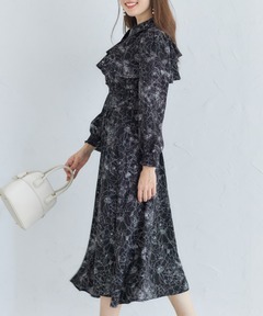 セール】FIORE PRINT DENIM DRESS（ワンピース）｜Ameri（アメリ