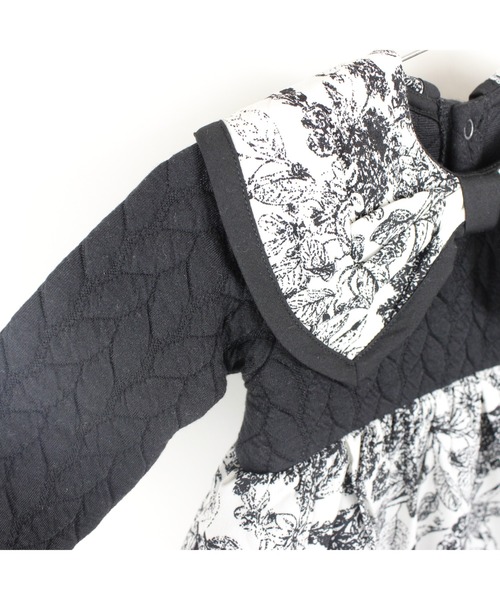 maarook(マルーク)の「ケーブル接結ノスタルジックロンパース(ロンパース・キッズ・ブラック・80cm/70cm)」の5枚目の写真