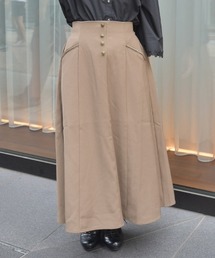 axes femme | 連ボタンフレアスカート(スカート)