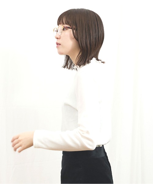 fig Ｌondon（フィグロンドン）の「Hi-twist Milano mini turtle（Tシャツ/カットソー・レディース・ブラック/ホワイト/イエロー・FREE）」の13枚目の写真