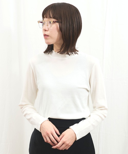 fig Ｌondon（フィグロンドン）の「Hi-twist Milano mini turtle（Tシャツ/カットソー・レディース・ブラック/ホワイト/イエロー・FREE）」の5枚目の写真