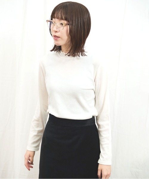 fig Ｌondon（フィグロンドン）の「Hi-twist Milano mini turtle（Tシャツ/カットソー・レディース・ブラック/ホワイト/イエロー・FREE）」の21枚目の写真