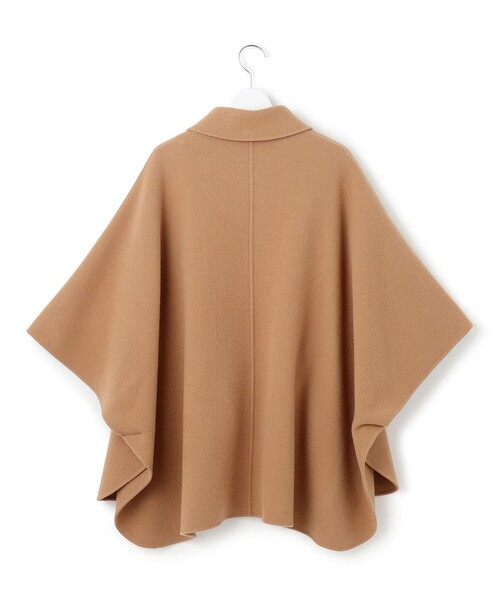 23区（ニジュウサンク）の「【見上愛さん着用/Oggi12月号掲載】ウールライトリバー ポンチョシルエット コート（その他アウター・レディース・ブラック系/黄土色系/ベージュ系・38）」の20枚目の写真