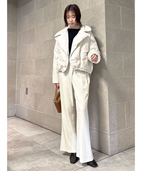 LAGUNAMOON（ラグナムーン）の「ダブルショートアライドダウン（ダウンジャケット/コート・レディース・アイボリー/ブラック/ブラウン・FREE）」の16枚目の写真