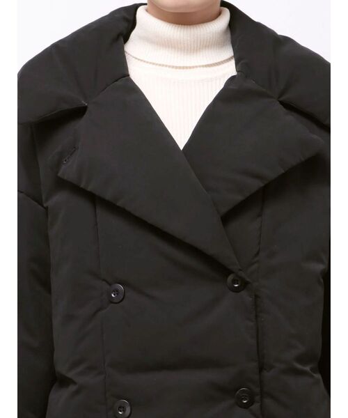 LAGUNAMOON（ラグナムーン）の「ダブルショートアライドダウン（ダウンジャケット/コート・レディース・アイボリー/ブラック/ブラウン・FREE）」の20枚目の写真