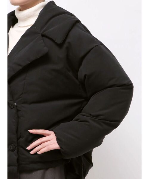 LAGUNAMOON（ラグナムーン）の「ダブルショートアライドダウン（ダウンジャケット/コート・レディース・アイボリー/ブラック/ブラウン・FREE）」の21枚目の写真