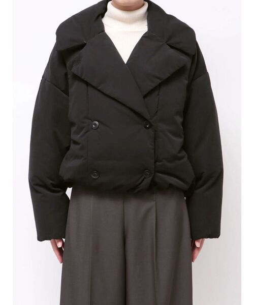 LAGUNAMOON（ラグナムーン）の「ダブルショートアライドダウン（ダウンジャケット/コート・レディース・アイボリー/ブラック/ブラウン・FREE）」の18枚目の写真