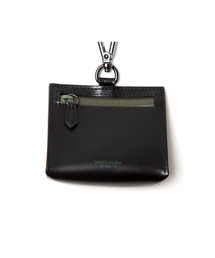 yoshiokubo（ヨシオクボ）の「yoshiokubo ヨシオクボ / YK Pocket Pod 牛革ガラスレザーAirPodsケース イヤフォンケース / YES25903（キーホルダー）」