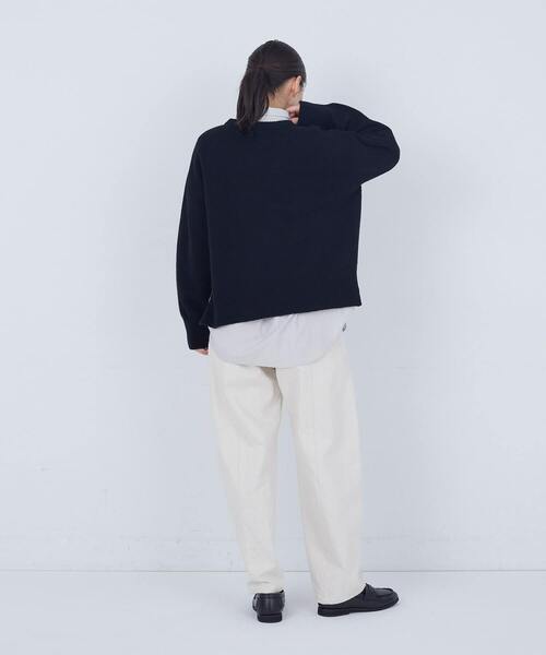 ADIEU TRISTESSE（アデュートリステス）の「ラムウールホールガーメントプルオーバー（ニット/セーター・レディース・レッド/ベージュ/ブラック・FREE）」の18枚目の写真