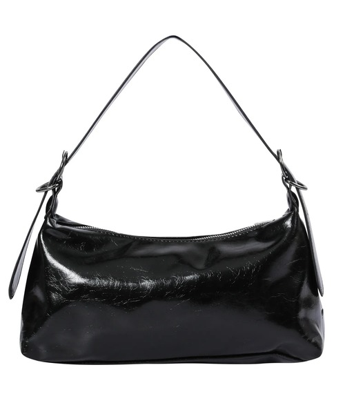 MUCENT(ムセント)の「【日本未発売/WEB限定】MUCENT(ムセント)/2WAY ショルダー クロスバッグ/BARB METAL LOGO 2-WAY EYELET CROSS BAG(ショルダーバッグ・レディース・ブラック・FREE)」の3枚目の写真
