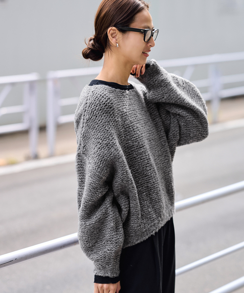 セール】イタリアヤーン furry ニット（ニット/セーター）｜FRAMeWORK