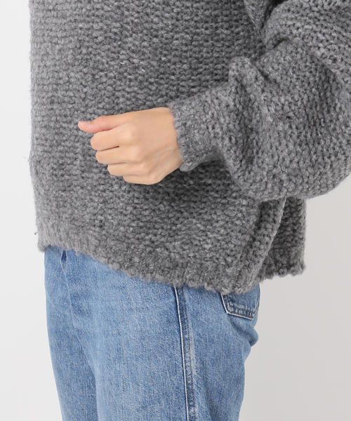 FRAMeWORK（フレームワーク）の「イタリアヤーン furry ニット（ニット/セーター・レディース・ベージュ/ライトグレー/ブルー・FREE）」の8枚目の写真