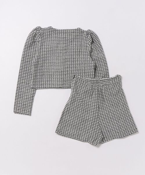 REDYAZEL(レディアゼル)の「カットツイードジャケット×ショートパンツセットアップ(セットアップ・レディース・ホワイト系その他/ブラック系その他・SMALL/MEDIUM)」の21枚目の写真