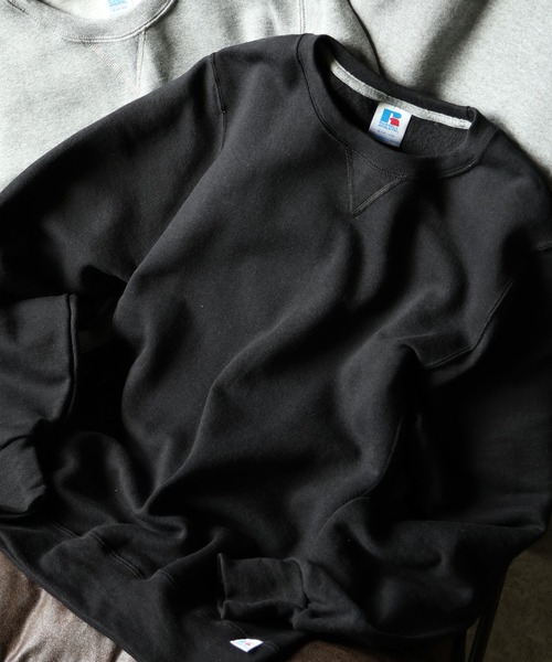 Russell Athletic ブラック スウェット Russell Athletic スウェット 「RUSSELL ATHLETIC/ラッセル