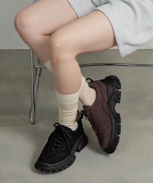 asymmetry design dad sneaker / アシンメトリーデザインダッド