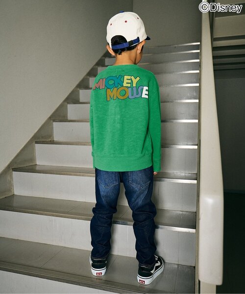 F.O.KIDS（エフオーキッズ）の「【ディズニーキャラクター】ミッキー＆フレンズ / トレーナー（スウェット・キッズ・グリーン/レッド/ベージュ/ネイビー・80/90/100/110/120/130/140/150/160）」の21枚目の写真
