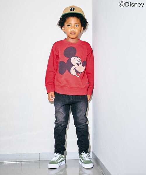F.O.KIDS（エフオーキッズ）の「【ディズニーキャラクター】ミッキー＆フレンズ / トレーナー（スウェット・キッズ・グリーン/レッド/ベージュ/ネイビー・80/90/100/110/120/130/140/150/160）」の13枚目の写真