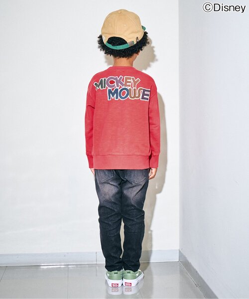 F.O.KIDS（エフオーキッズ）の「【ディズニーキャラクター】ミッキー＆フレンズ / トレーナー（スウェット・キッズ・グリーン/レッド/ベージュ/ネイビー・80/90/100/110/120/130/140/150/160）」の10枚目の写真