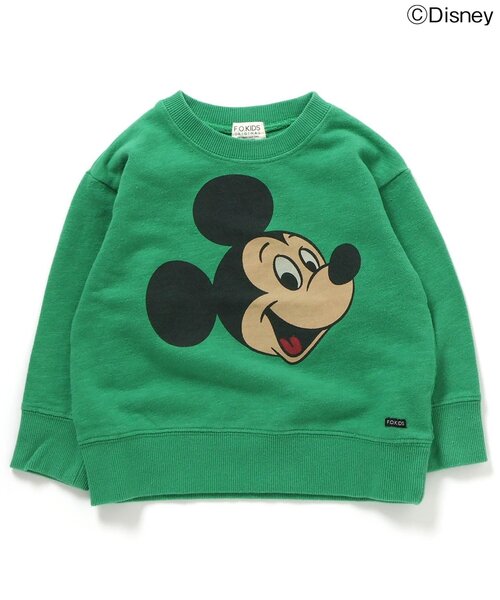 F.O.KIDS（エフオーキッズ）の「【ディズニーキャラクター】ミッキー＆フレンズ / トレーナー（スウェット・キッズ・グリーン/レッド/ベージュ/ネイビー・80/90/100/110/120/130/140/150/160）」の19枚目の写真