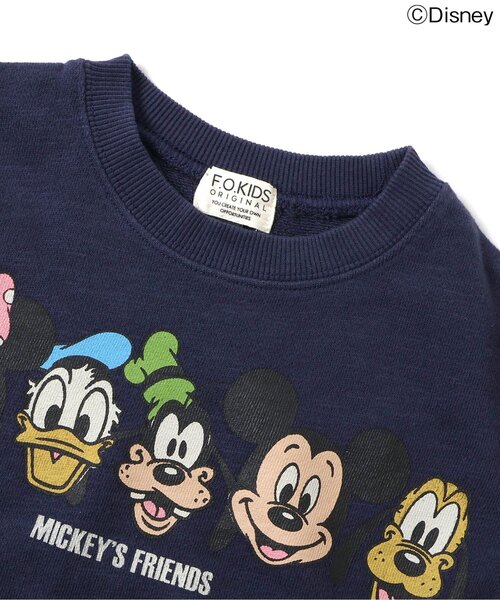 F.O.KIDS（エフオーキッズ）の「【ディズニーキャラクター】ミッキー＆フレンズ / トレーナー（スウェット・キッズ・グリーン/レッド/ベージュ/ネイビー・80/90/100/110/120/130/140/150/160）」の12枚目の写真