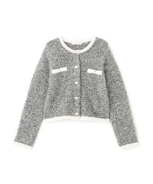 PROPORTION BODY DRESSING（プロポーションボディドレッシング）の「ファンシーツイード風ニットカーディガン / 1215274002（カーディガン/ボレロ・レディース・オフホワイト/ブルー/グレー・FREE）」の8枚目の写真