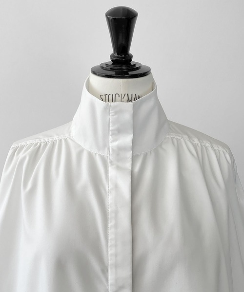 ELFRANK(エルフランク)の「バックスリット ロングシャツ チュニック シャツワンピース【洗える】(シャツ/ブラウス・レディース・オフホワイト・FREE)」の18枚目の写真