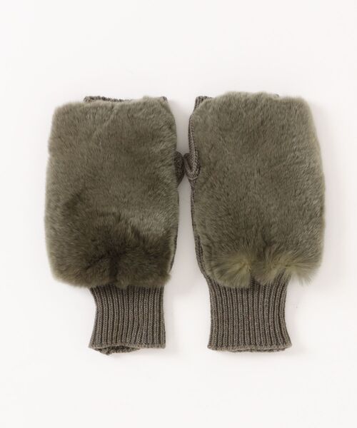 セール】【ALPO】ファー グローブ 手袋 838 MC イタリア製（手袋
