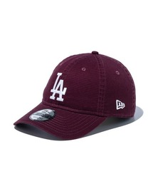 NEW ERA | 【NEW ERA】 9TWENTY ロサンゼルス・ドジャース ウォッシュドコットン マルーン × ホワイト(キャップ)