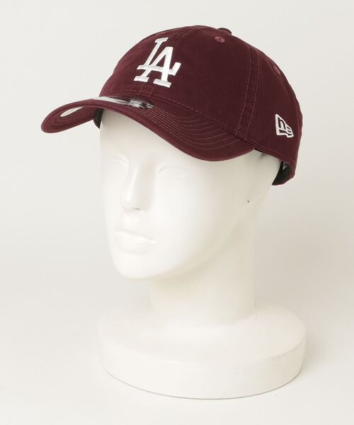 NEW ERA（ニューエラ）の「【NEW ERA】 9TWENTY ロサンゼルス・ドジャース ウォッシュドコットン マルーン × ホワイト（キャップ・メンズ・マルーン・M/L）」の6枚目の写真